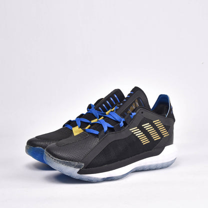 Adidas Dame 6 Stone Cold Damian Lillard Austin 3:16 Czarny Niebieski Męski FV4214SG