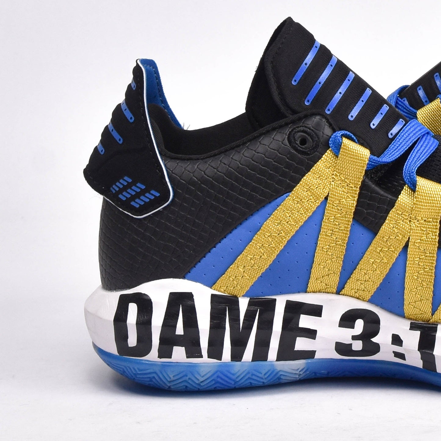 Adidas Dame 6 Stone Cold Damian Lillard Austin 3:16 Czarny Niebieski Męski FV4214SG